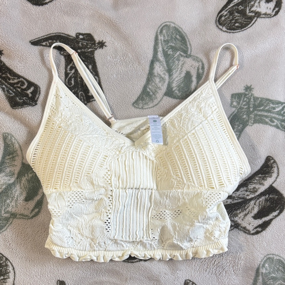 Fornia Cream Lace Camisole